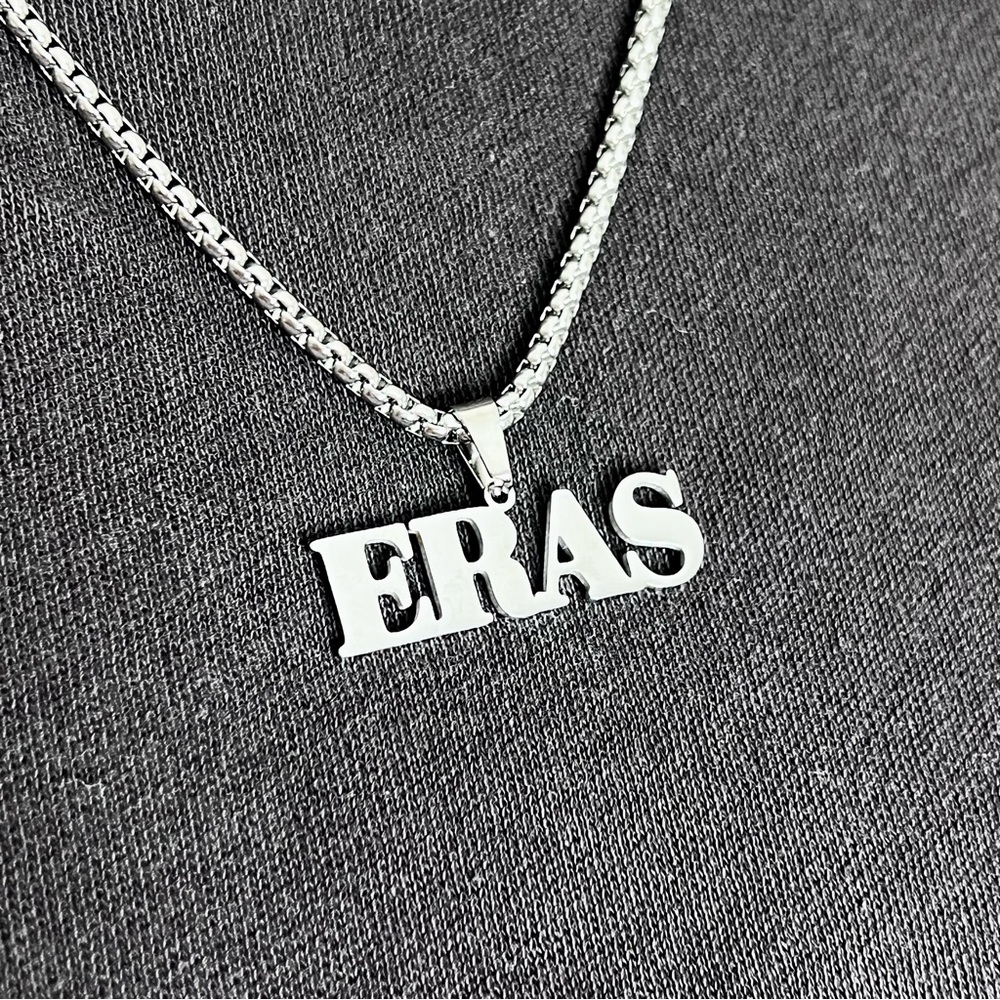 Taylor Swift Eras Stadium Tour Silver Plated Necklace